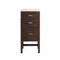 James Martin Vanities Addison 15in Base Cabinet, Mid-Century Acacia w/ 3 CM Eternal Marfil Quartz Top E444-BC15-MCA-3EMR - alternate 1